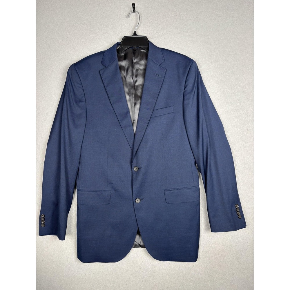 Cremieux Blazer Mens 42L Blue Wool Silk 2 Button Sport Coat Loro Piana Canada